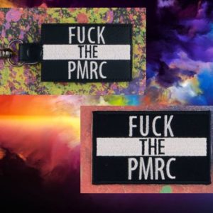 Fuck the PMRC fob patch ITH machine embroidery design
