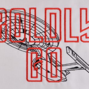Star Trek Boldly Go machine embroidery design