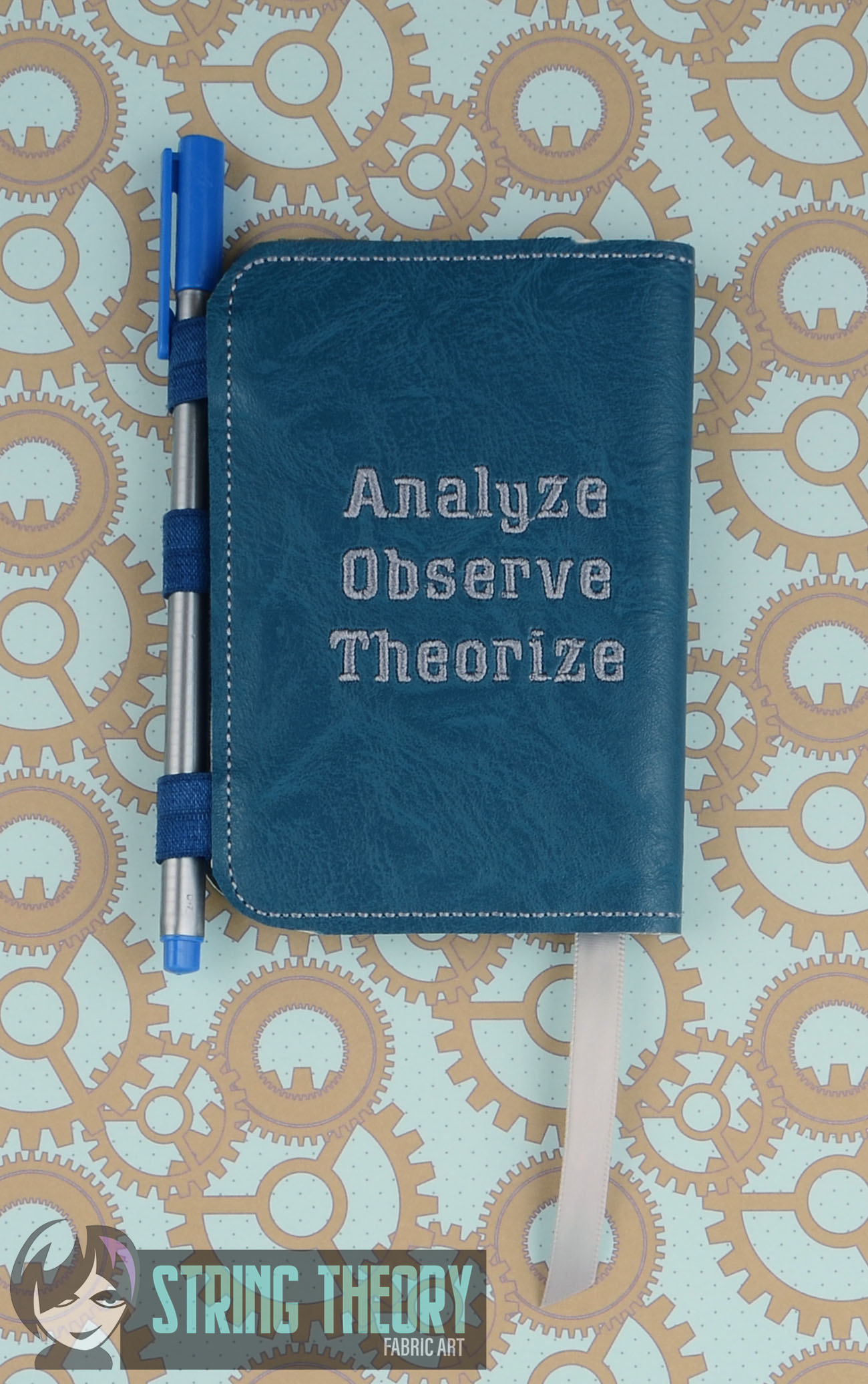Star Trek Academy Science notebook cover ITH machine embroidery design
