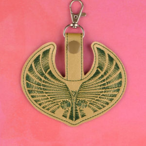 Star Trek Romulans fob ITH machine embroidery design