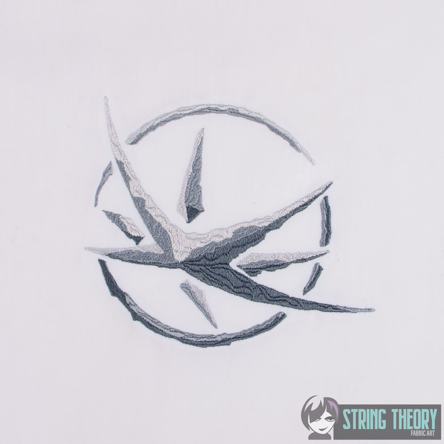 Stone Star String Theory Fabric Art