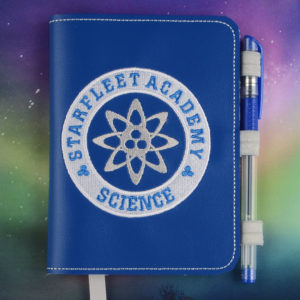 Star Trek Academy Science notebook cover ITH machine embroidery design