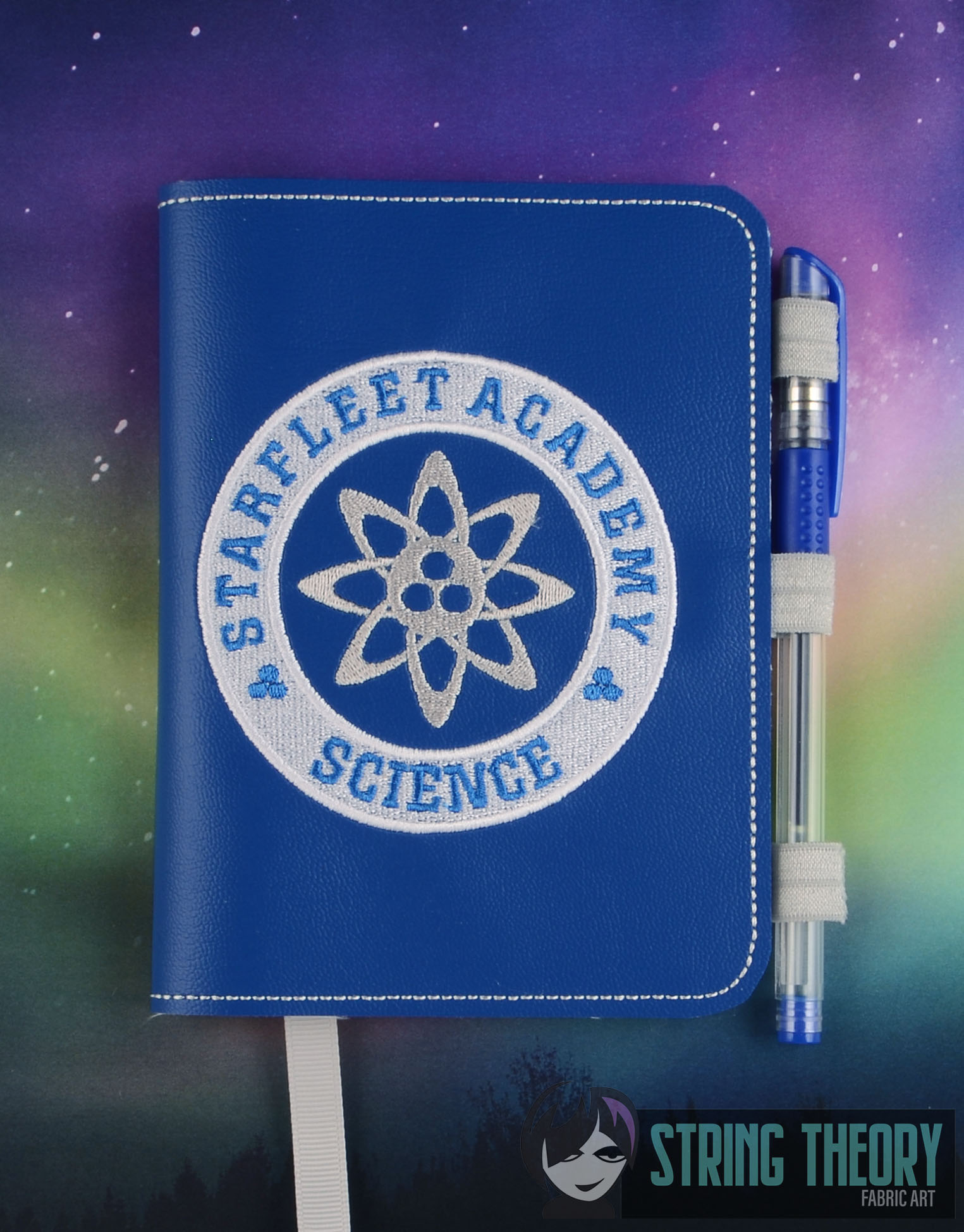 Star Trek Academy Science notebook cover ITH machine embroidery design