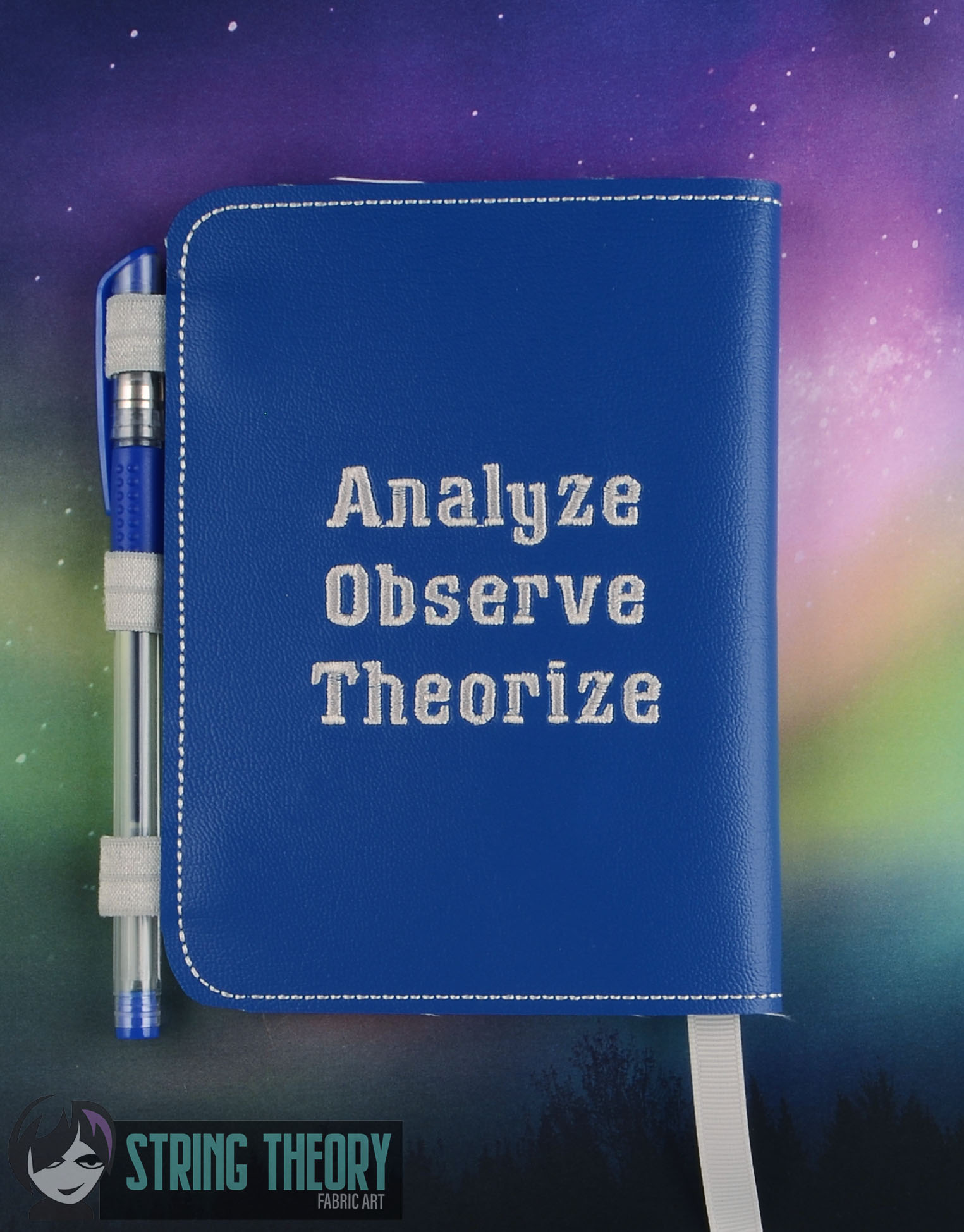 Star Trek Academy Science notebook cover ITH machine embroidery design