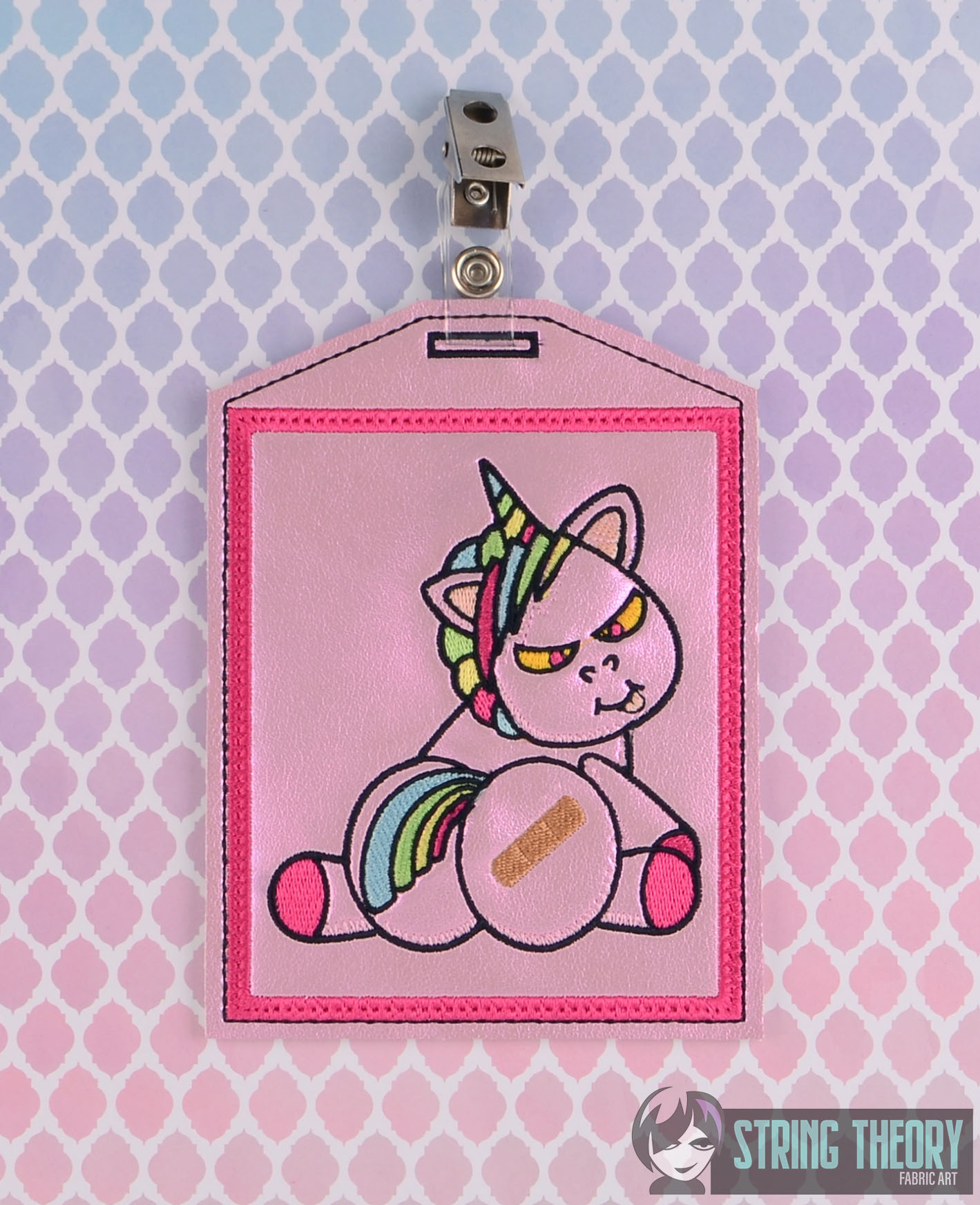Shanky Vaxx Card Holder ITH Machine Embroidery Design