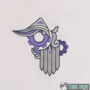 Vampire Flourish machine embroidery design