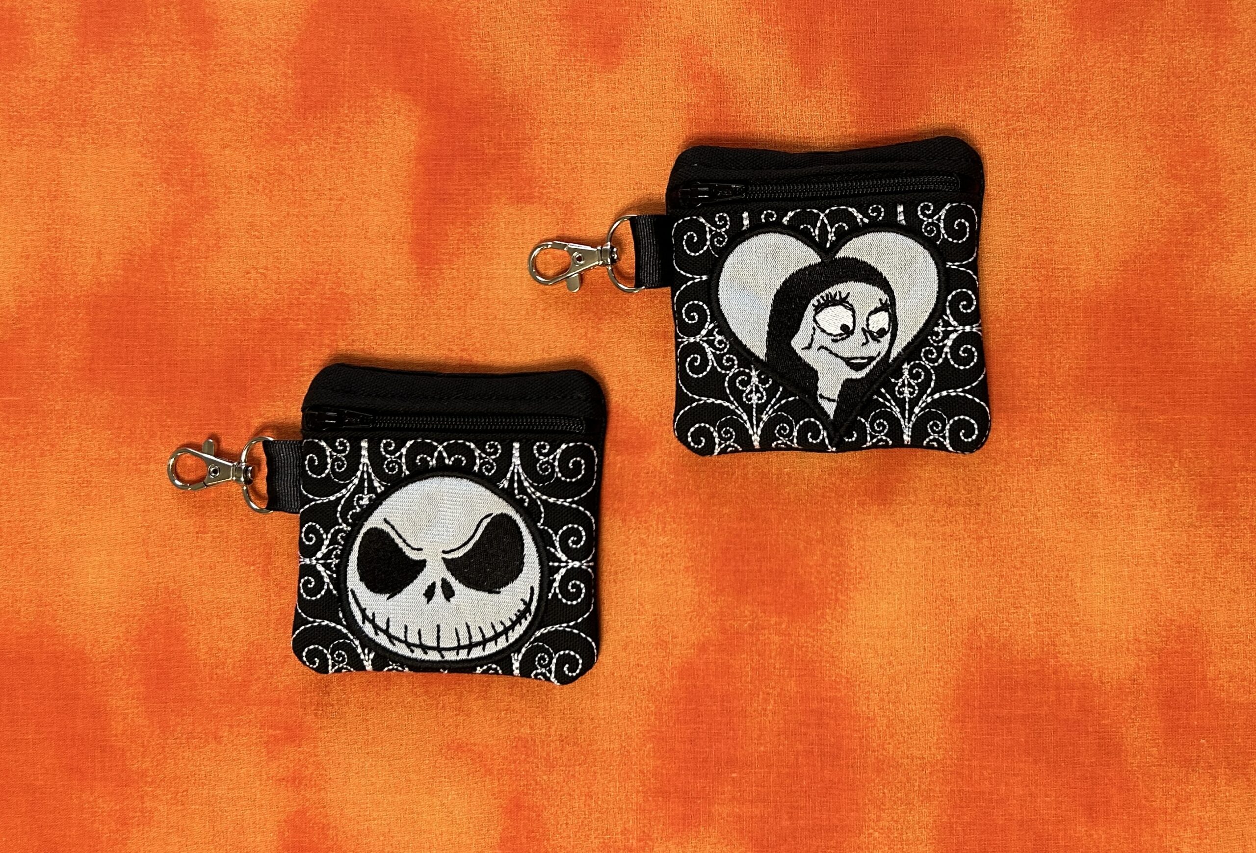 Nightmare Before Christmas ITH Zip Bag Machine Embroidery Design