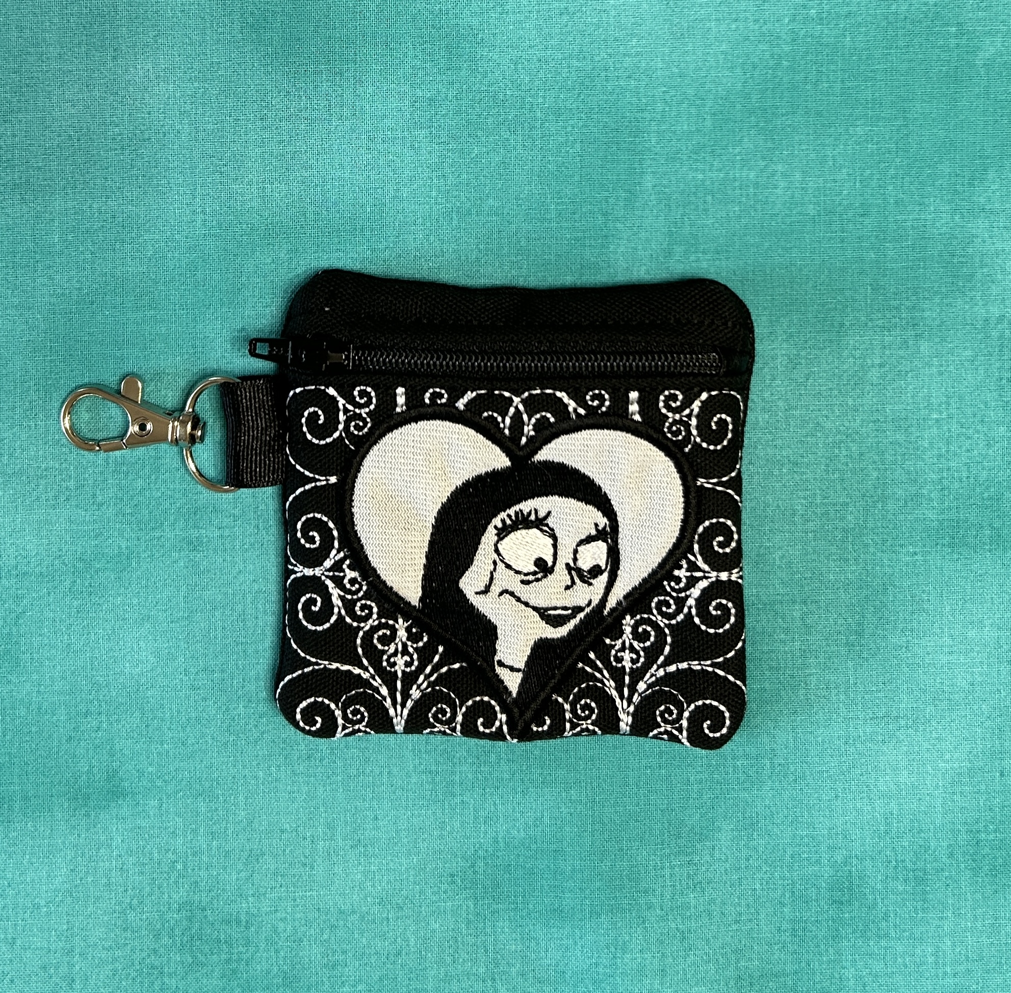 Nightmare Before Christmas Sally Zip Bag ITH machine embroidery design