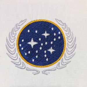 United Federation of Planets machine embroidery design