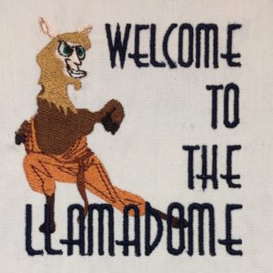 Welcome to the Lamadome machine embroidery design
