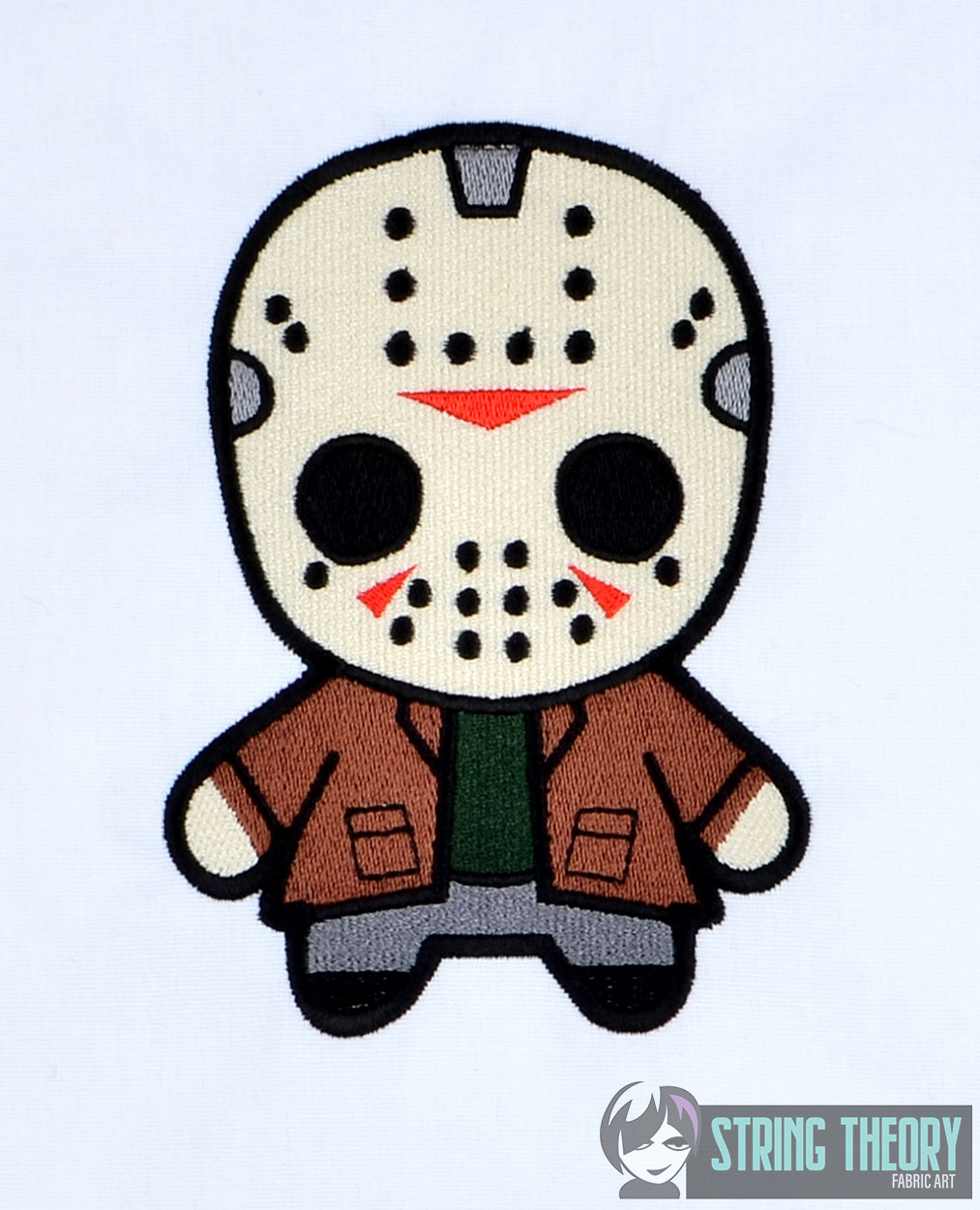 Chibi Jason machine embroidery design