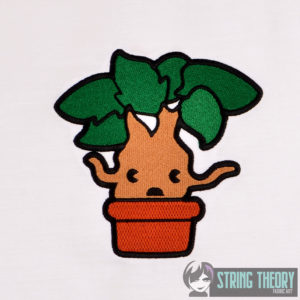 Chibi Mandrake machine embroidery design
