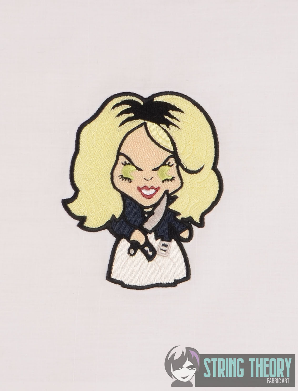 Chibi Bride of Chucky machine embroidery design