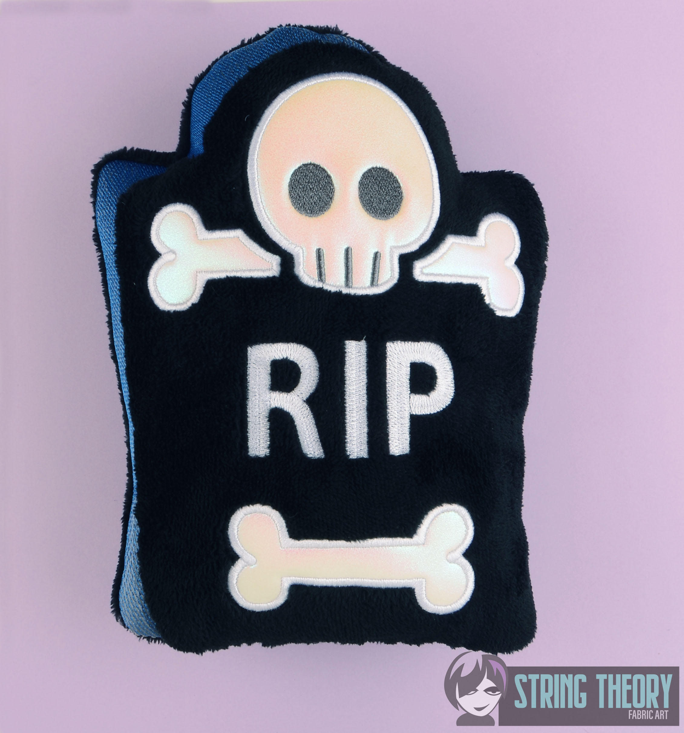 Tombstone stuffie ITH machine embroidery design