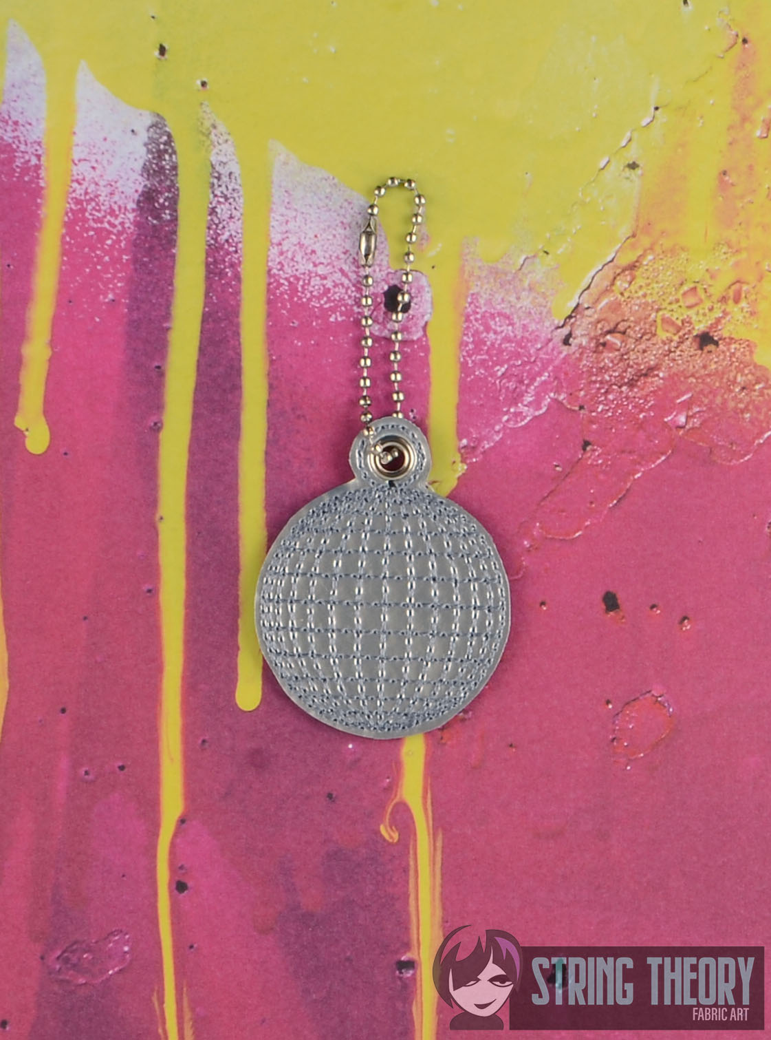 Disco Ball Dangle ITH machine embroidery design