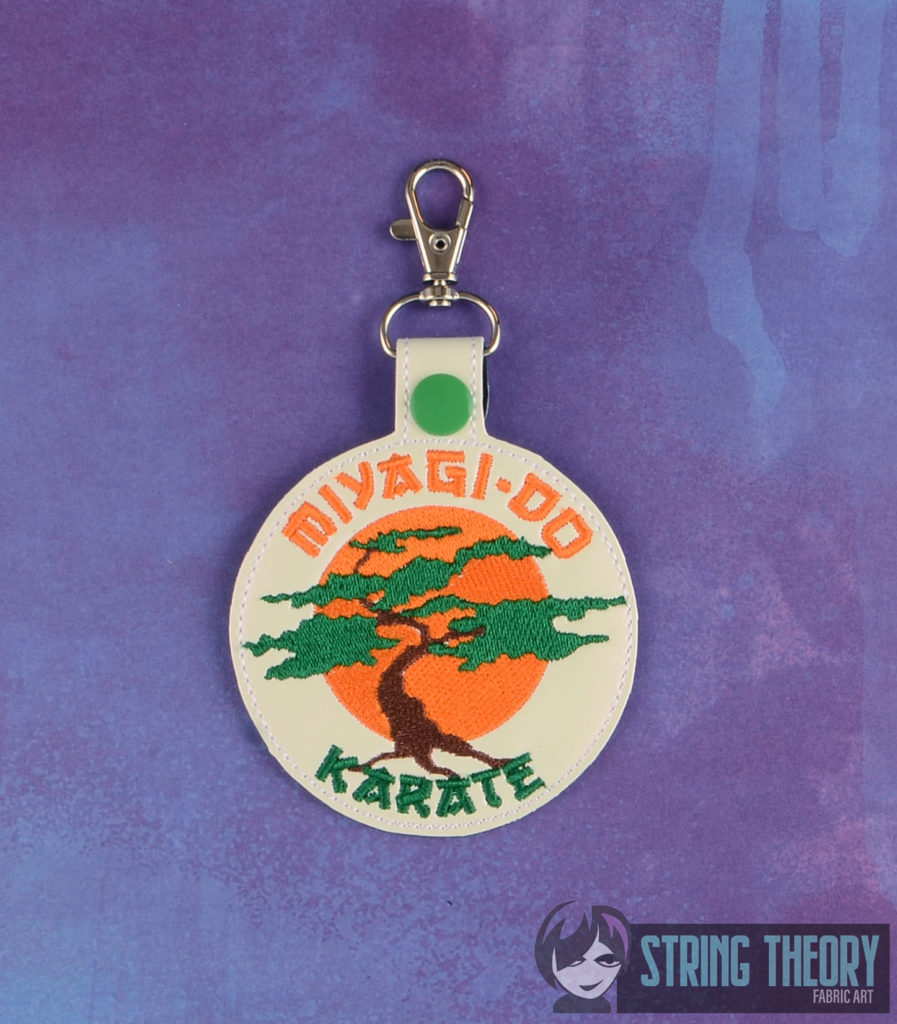 Karate Bonsai Tree String Theory Fabric Art