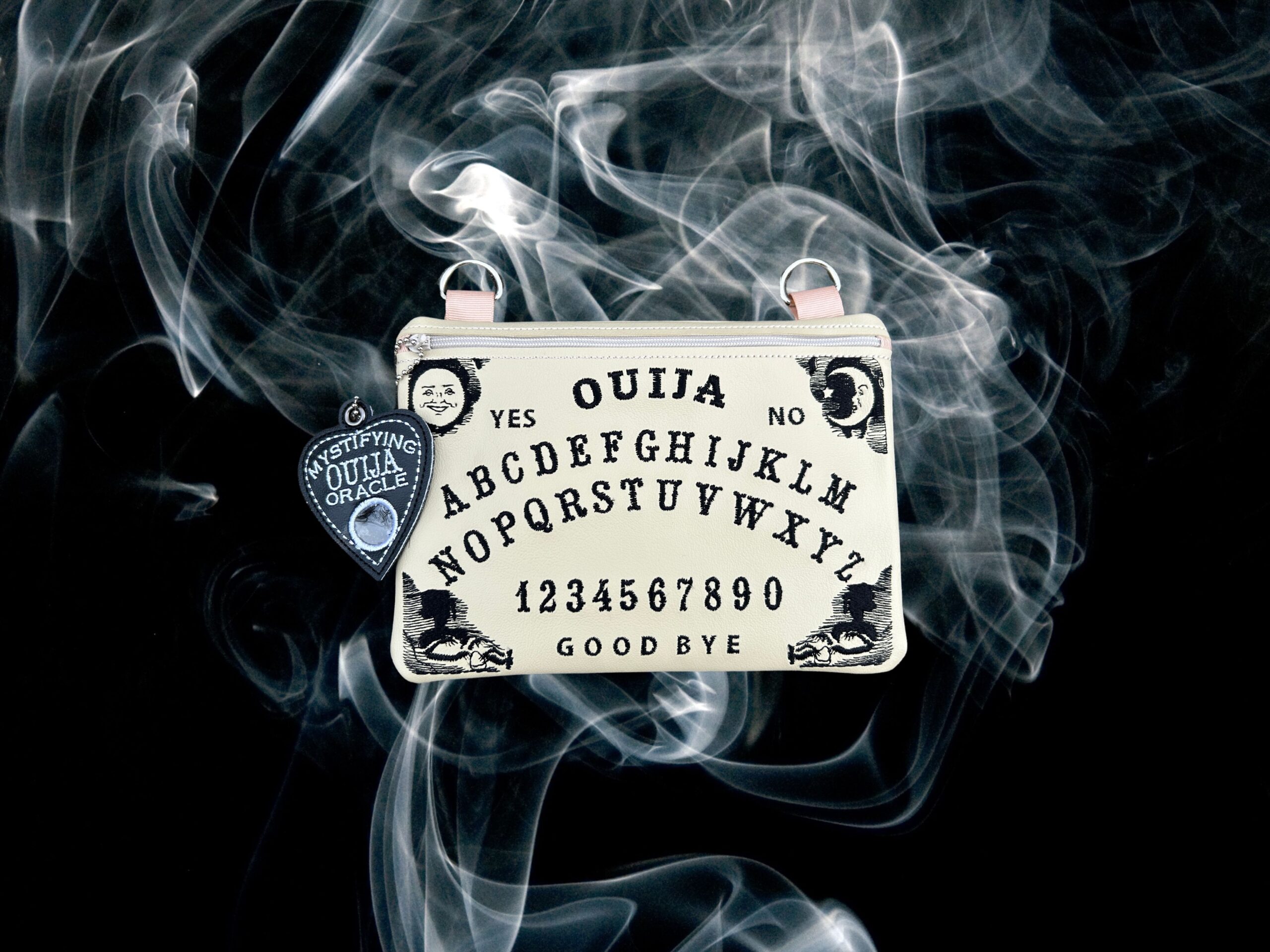 Ouija Board Zip Bag ITH machine embroidery design