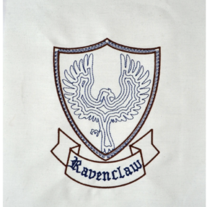 Minimalist Ravenclaw Coat of Arms machine embroidery design