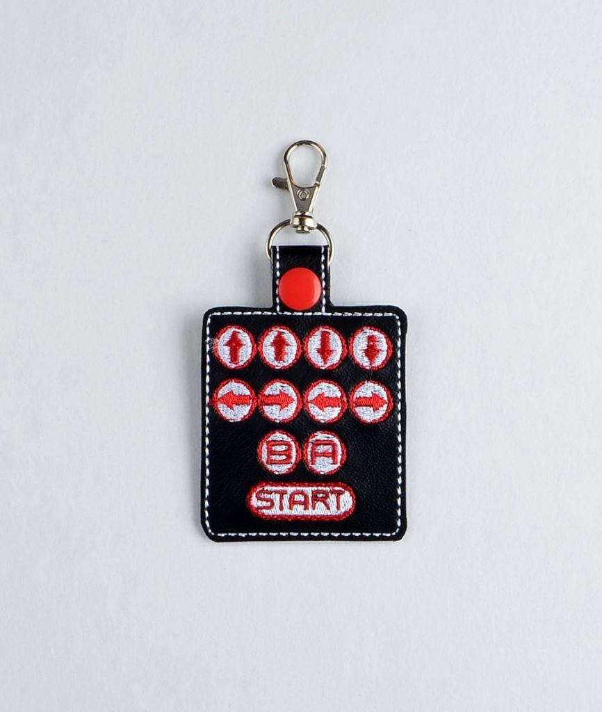 Konami Cheat Code String Theory Fabric Art