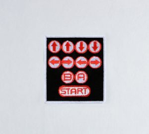 Konami Cheat Code String Theory Fabric Art