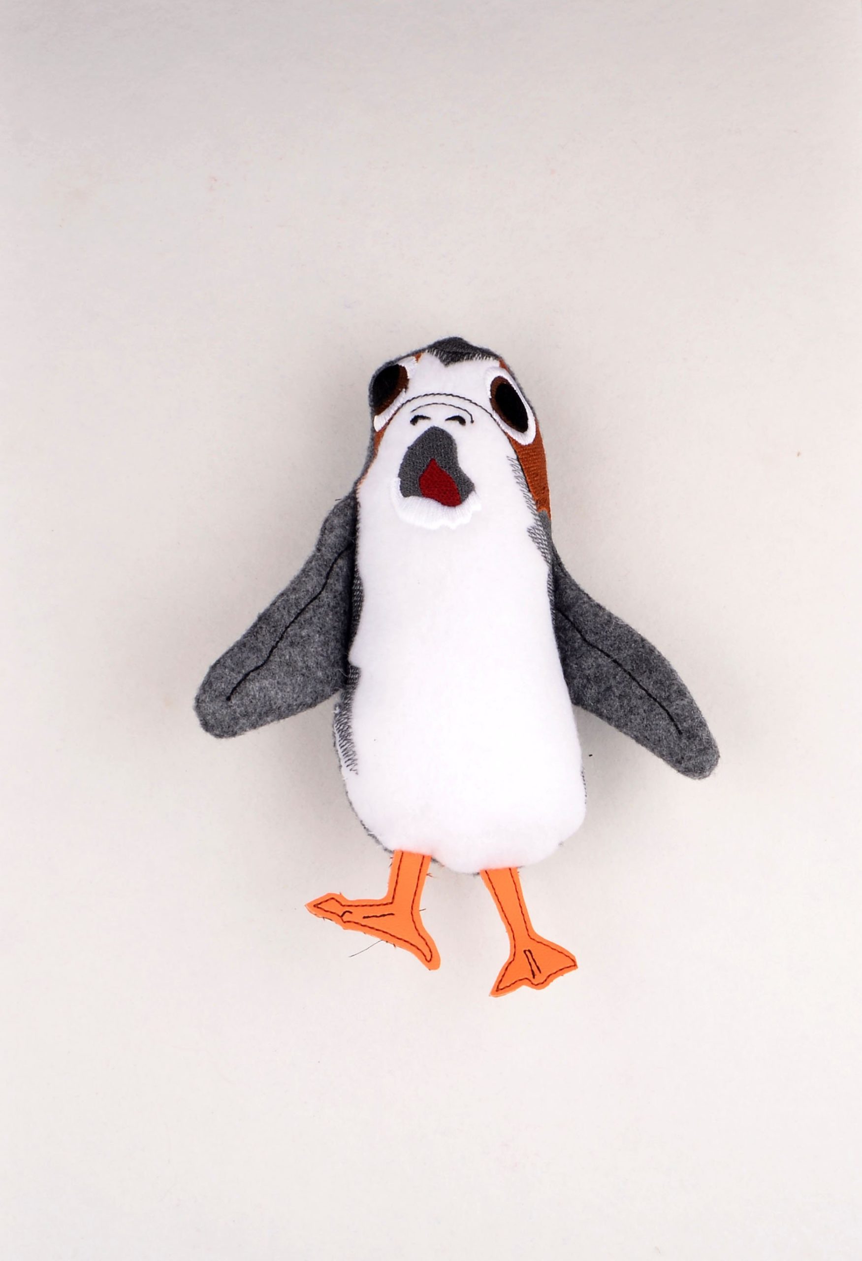 Star Wars Porg stuffie ITH machine embroidery design