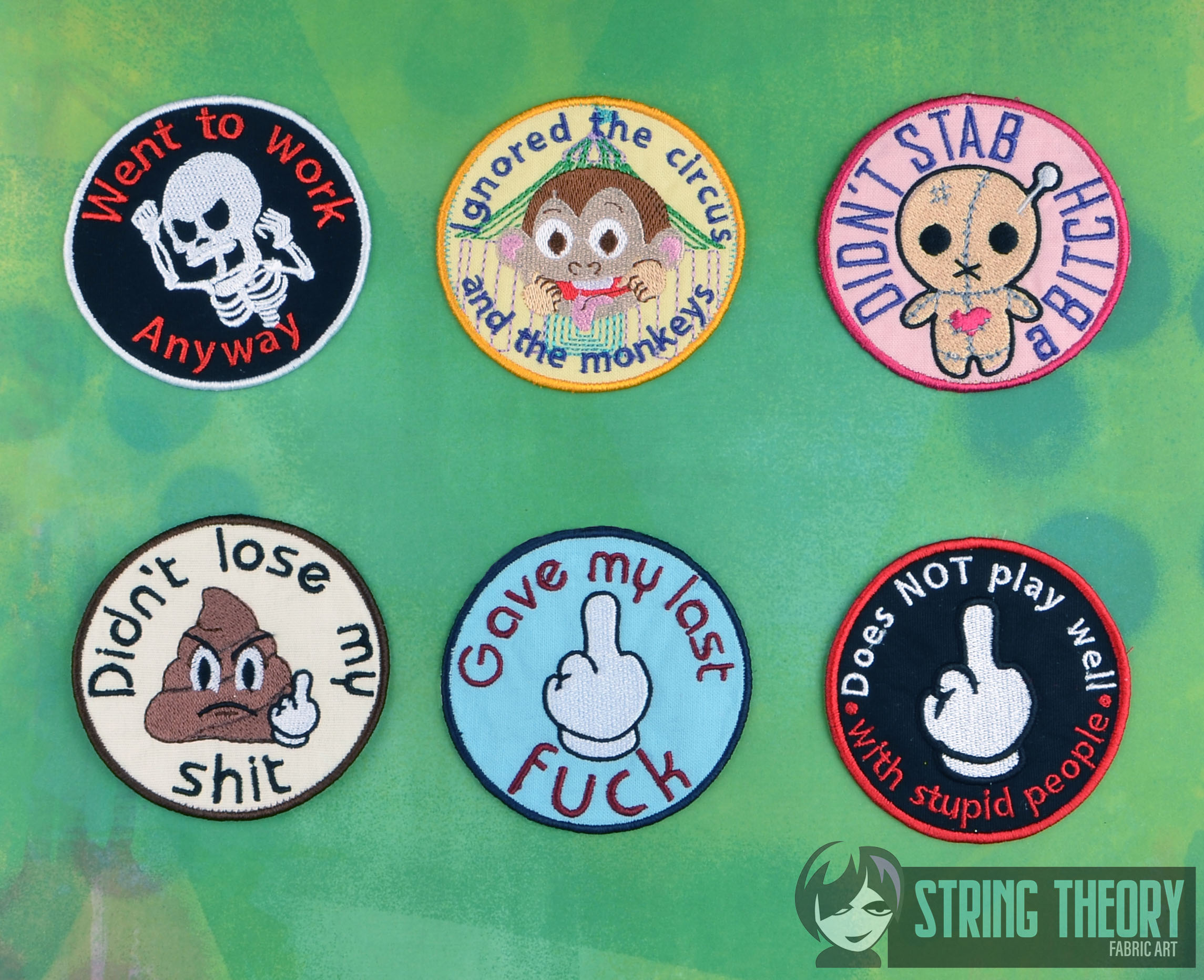 Adult Merit Badge patch set ITH machine embroidery design