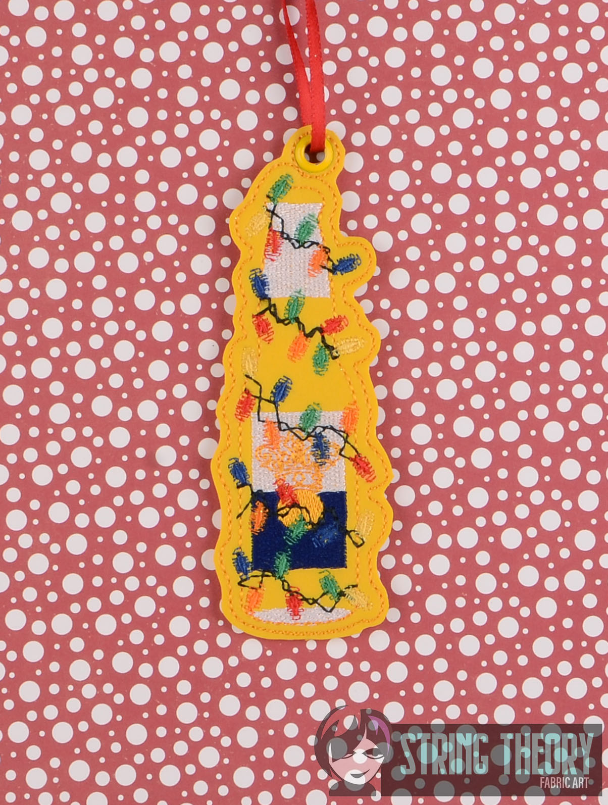 Corona Christmas Lights 2020 Ornament ITH machine embroidery design