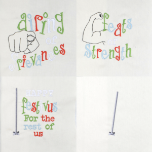 Festivus Set machine embroidery design