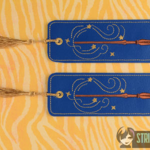 Harry Potter Magic Wand Bookmark ITH machine embroidery design