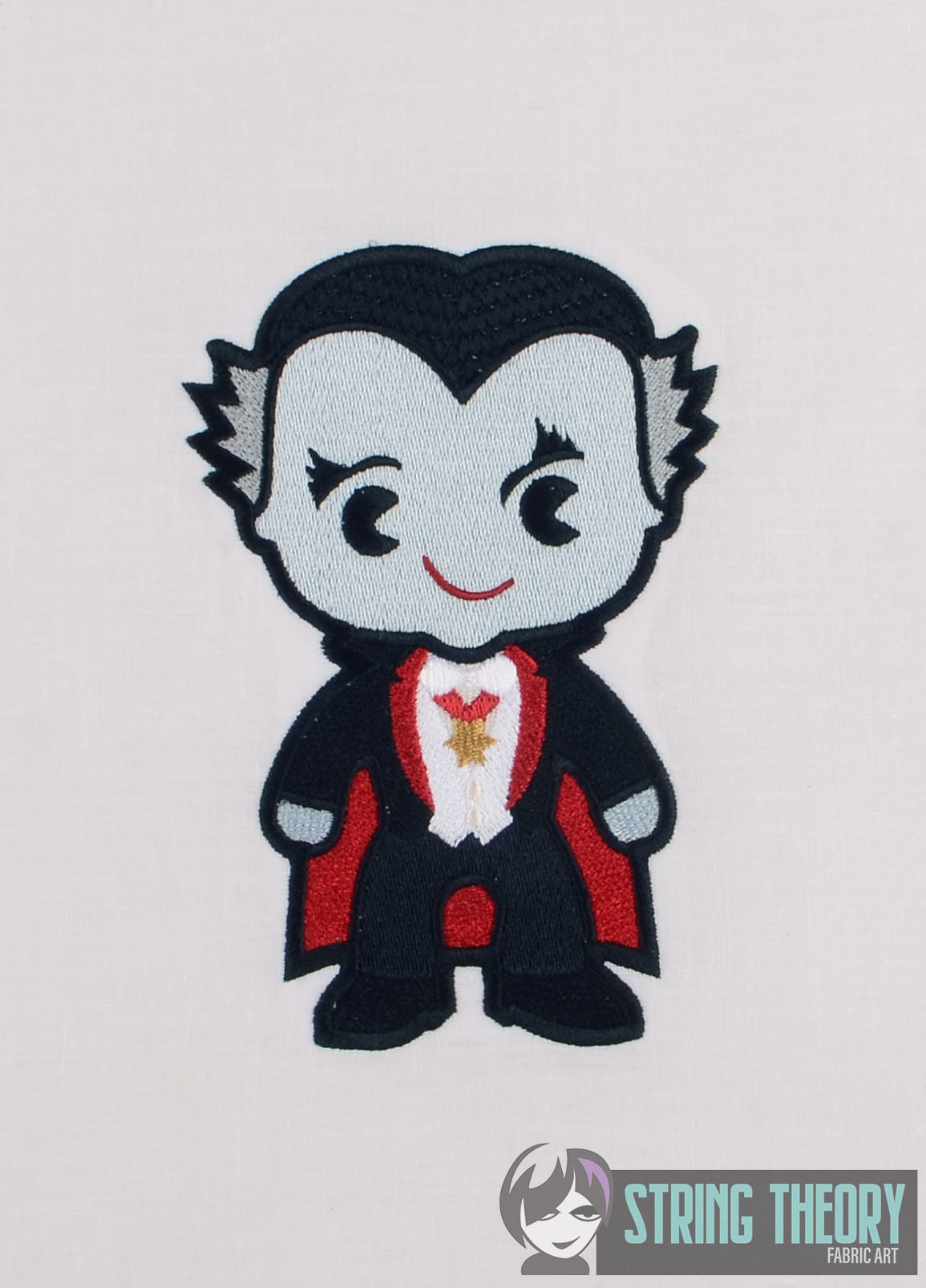Chibi Munsters Grandpa machine embroidery design
