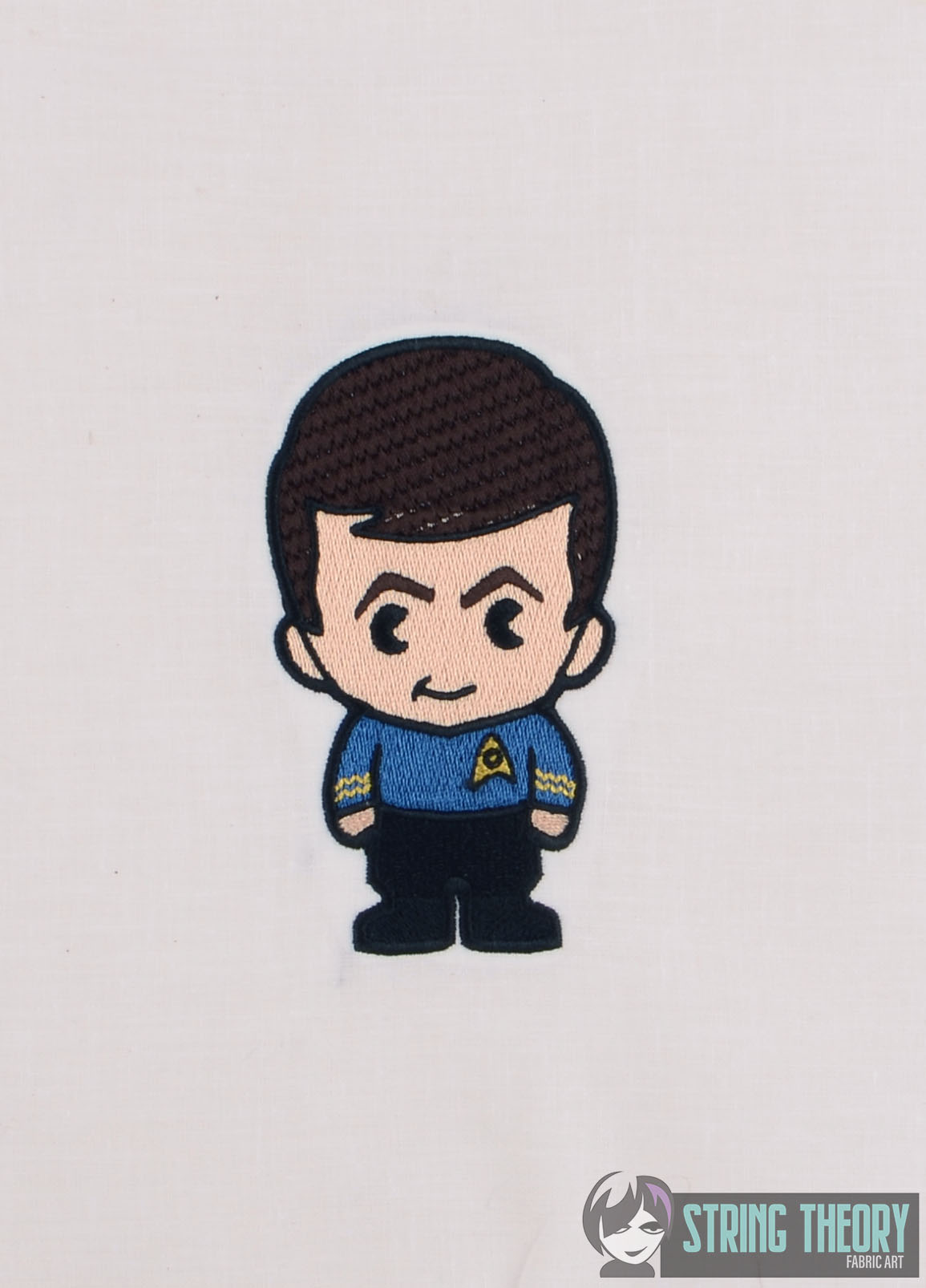 Star Trek Chibi Doctor McCoy Machine Embroidery Design