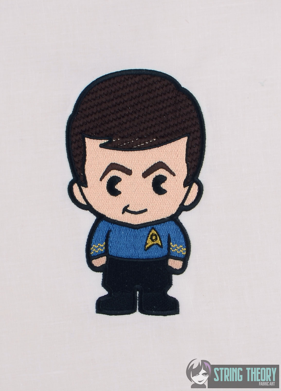 Star Trek Chibi Doctor McCoy Machine Embroidery Design