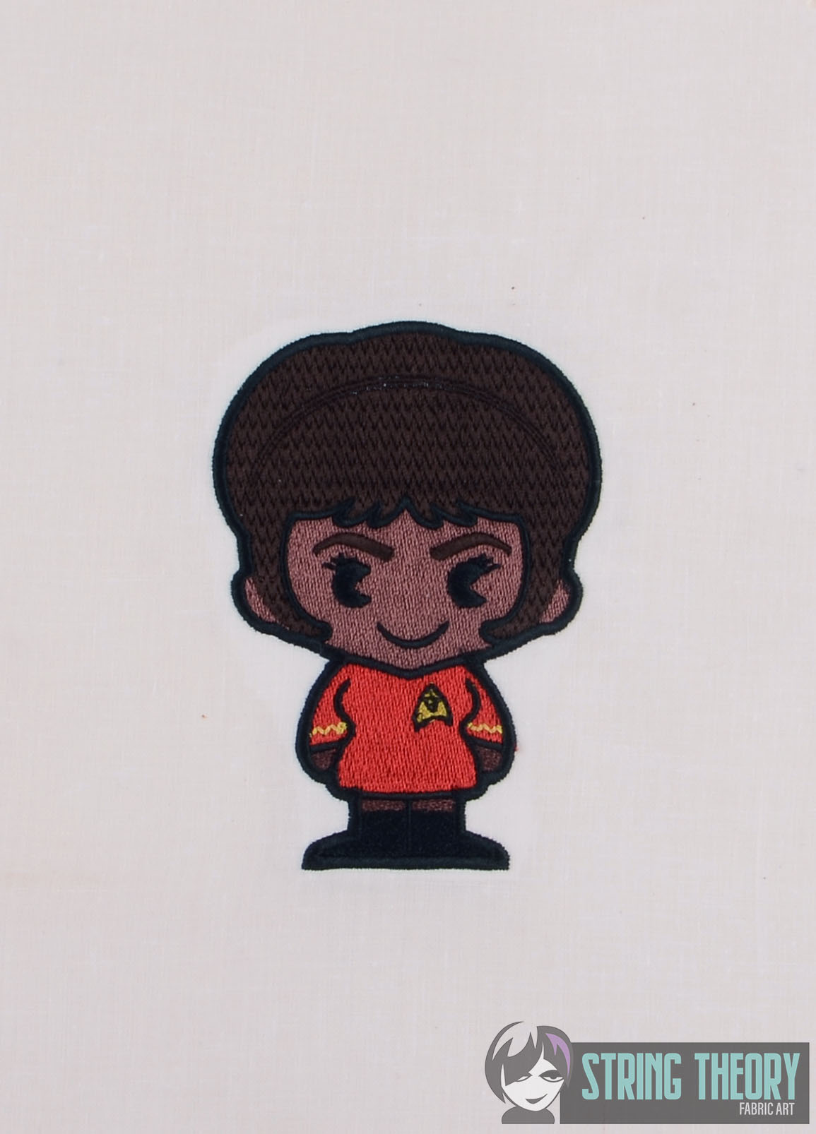 Star Trek Chibi Uhura Machine Embroidery Design