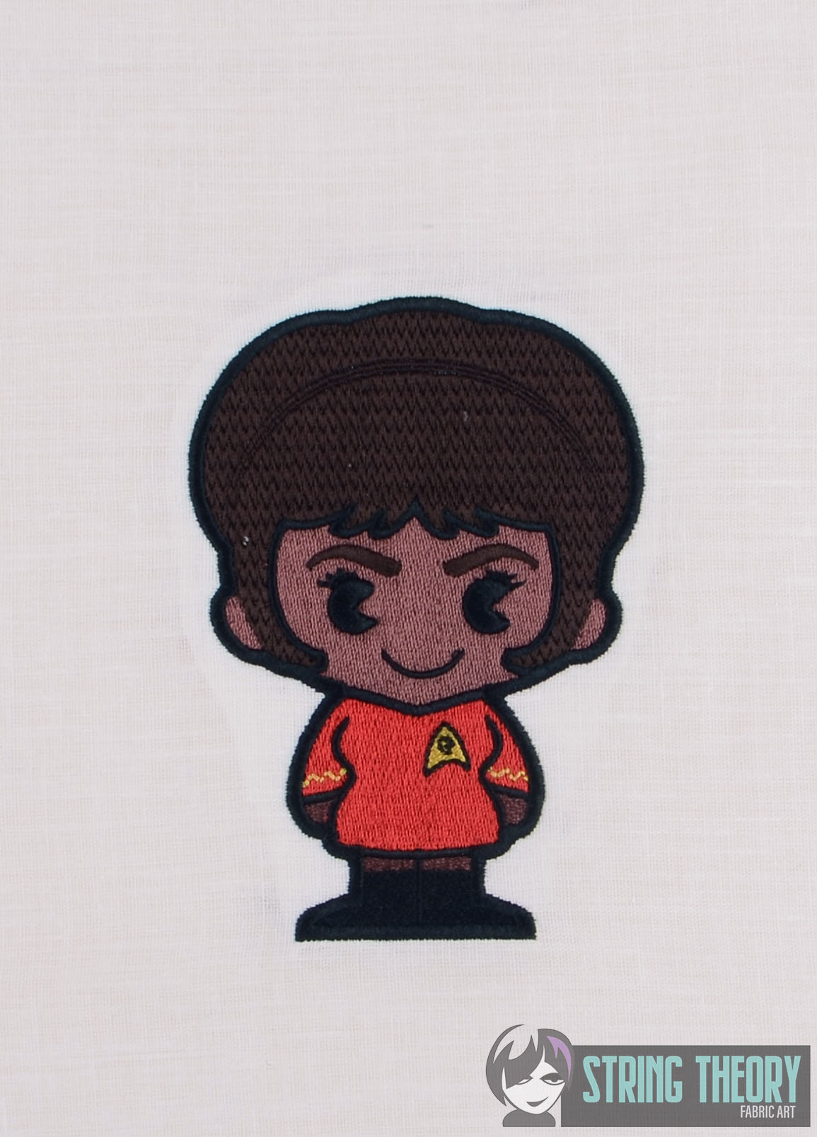 Star Trek Chibi Uhura Machine Embroidery Design