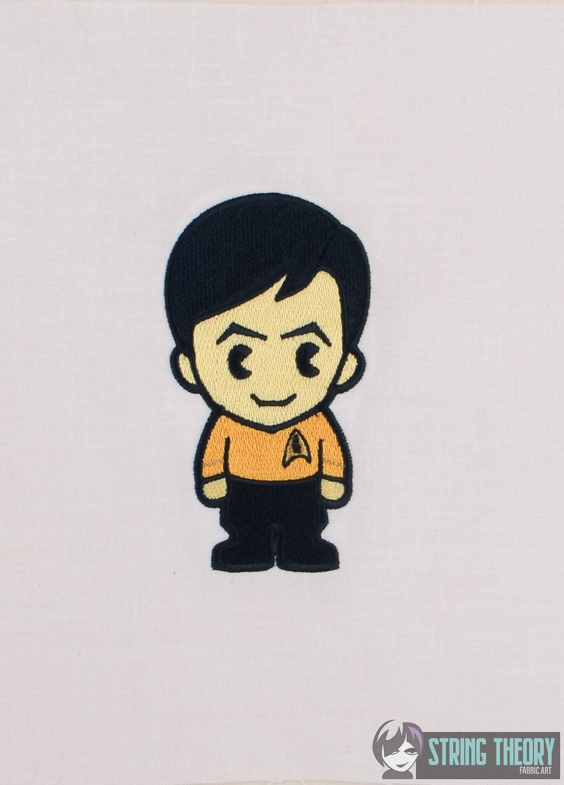 Star Trek Chibi Sulu Machine Embroidery Design