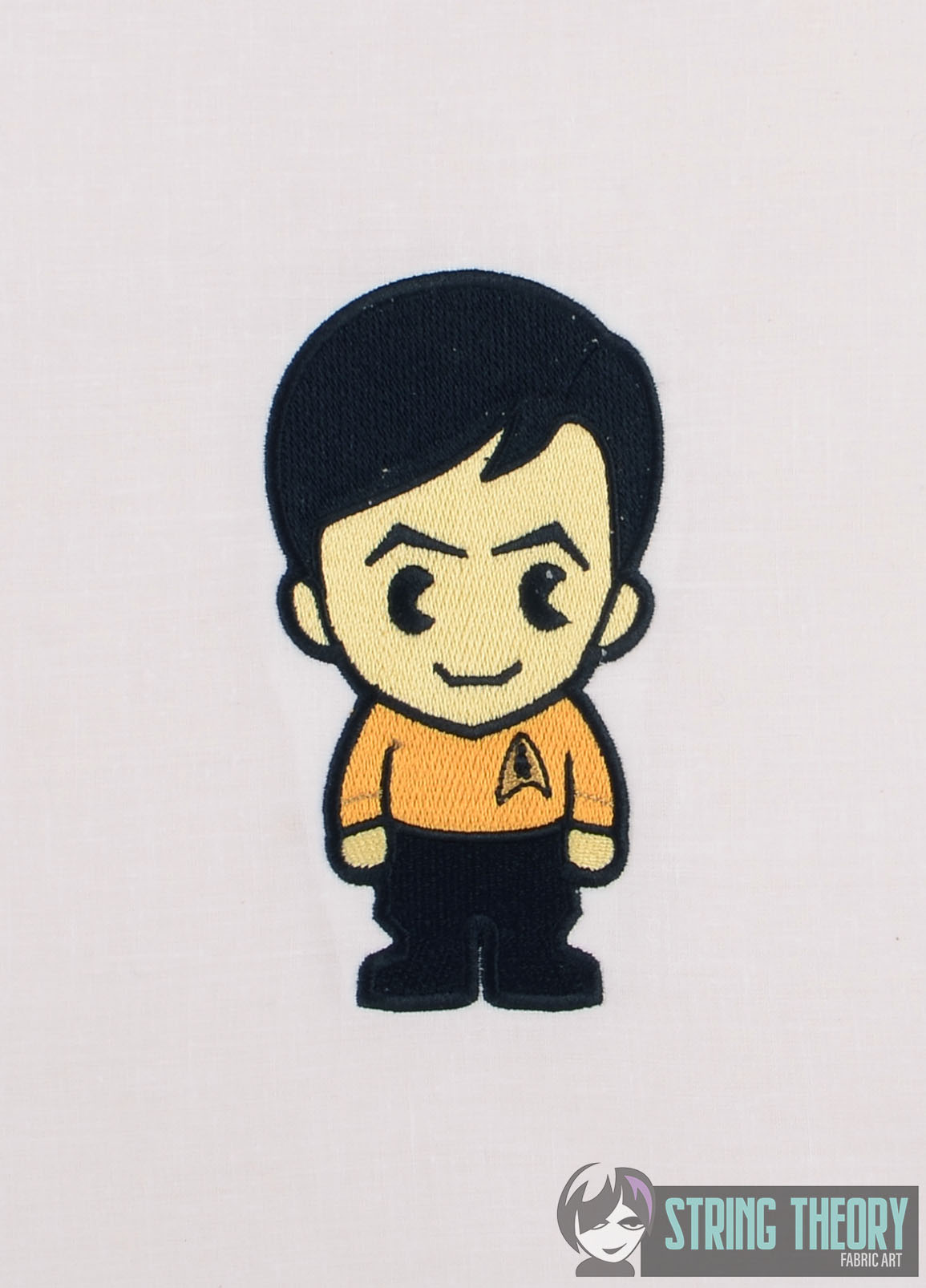 Star Trek Chibi Sulu Machine Embroidery Design