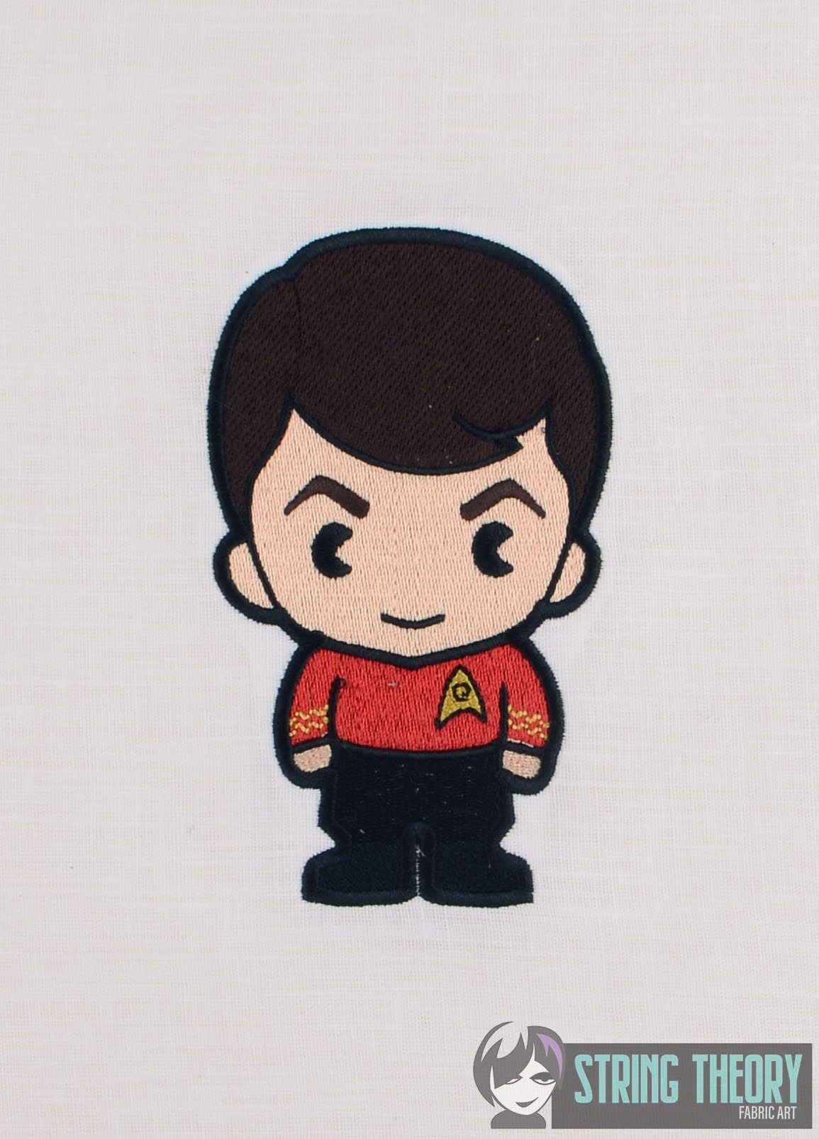 Star Trek Chibi Scotty Machine Embroidery Design