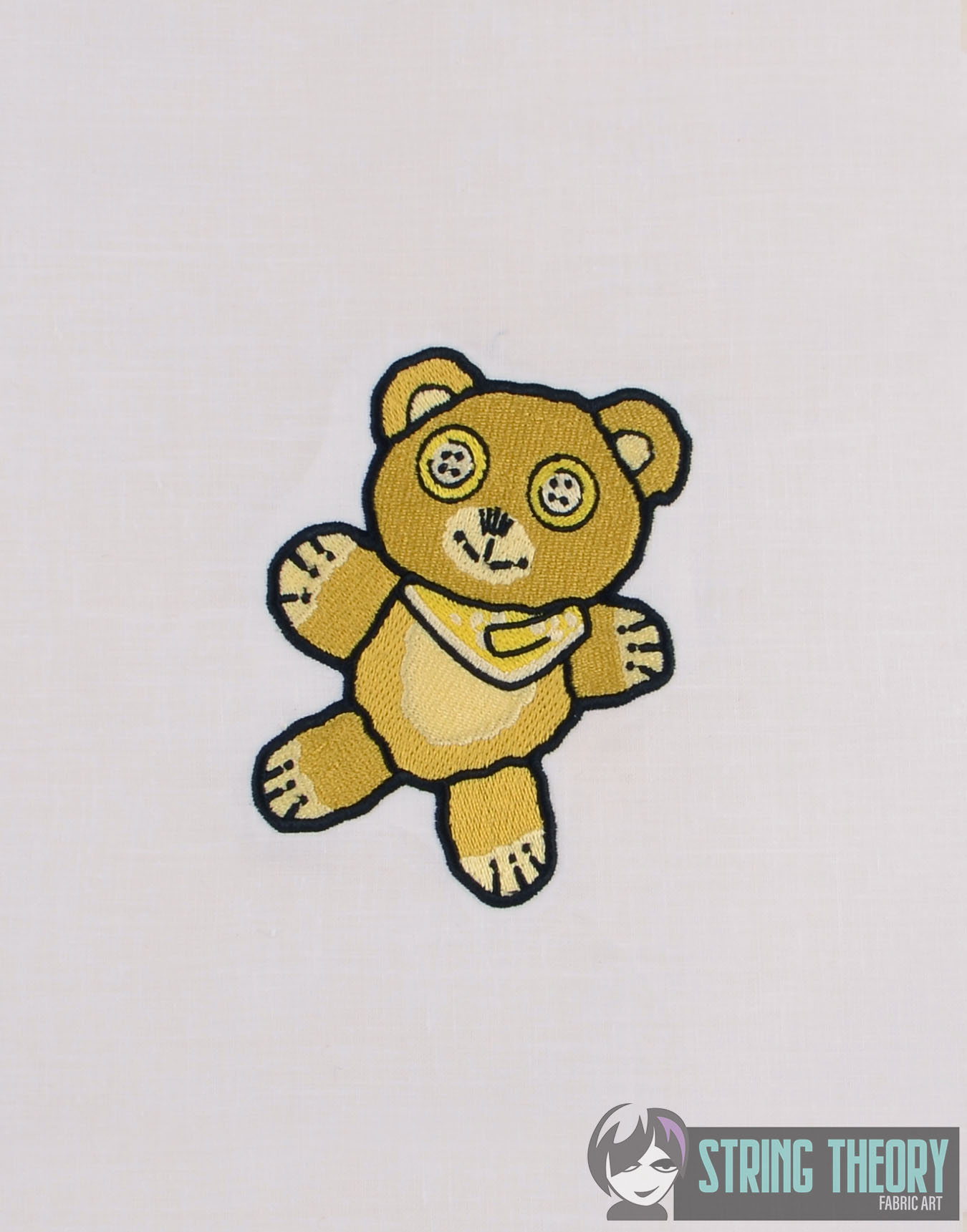 Floof and Beans Teddy Bear Machine Embroidery Design