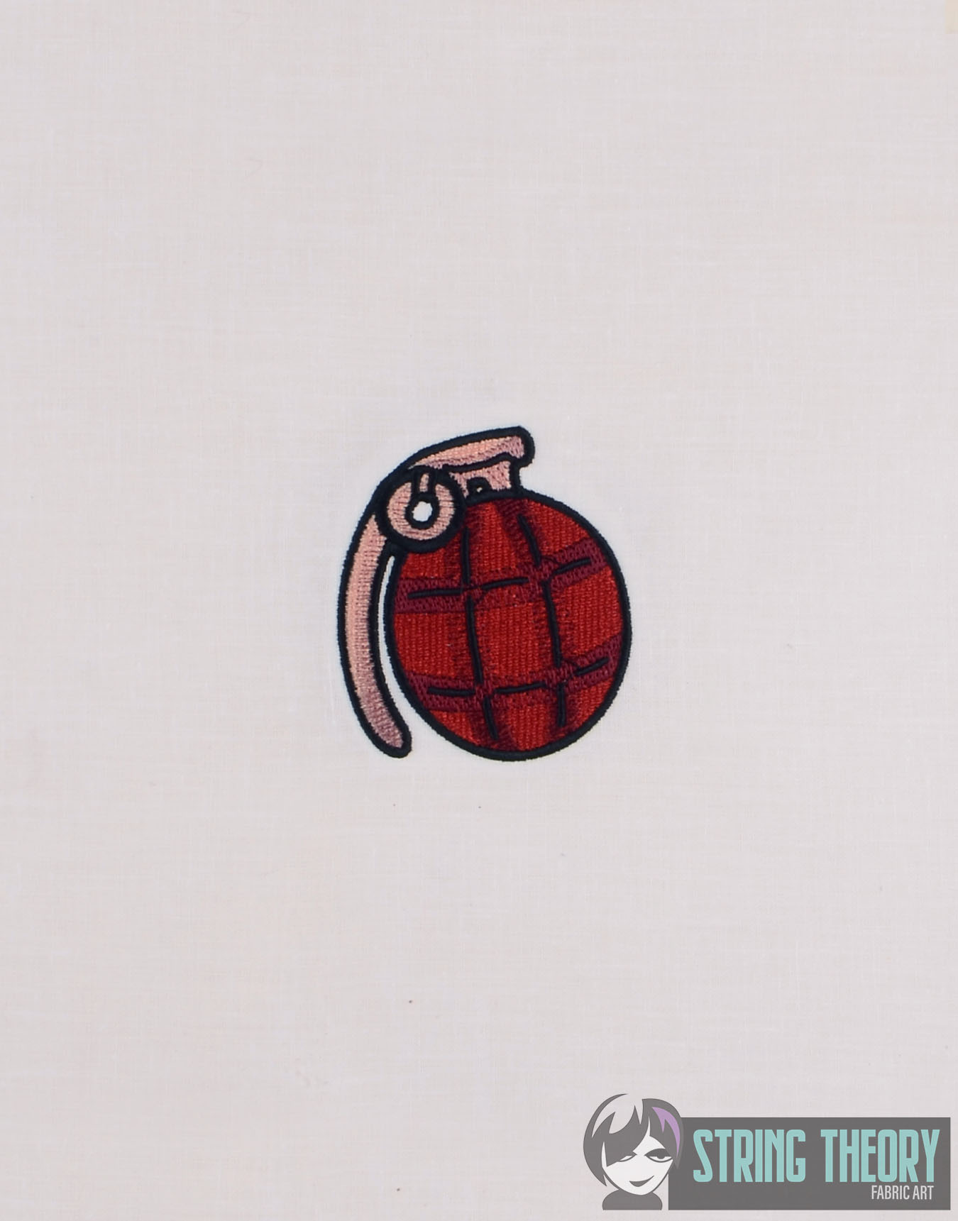 Floof and Beans Cat Grenade Machine Embroidery Design
