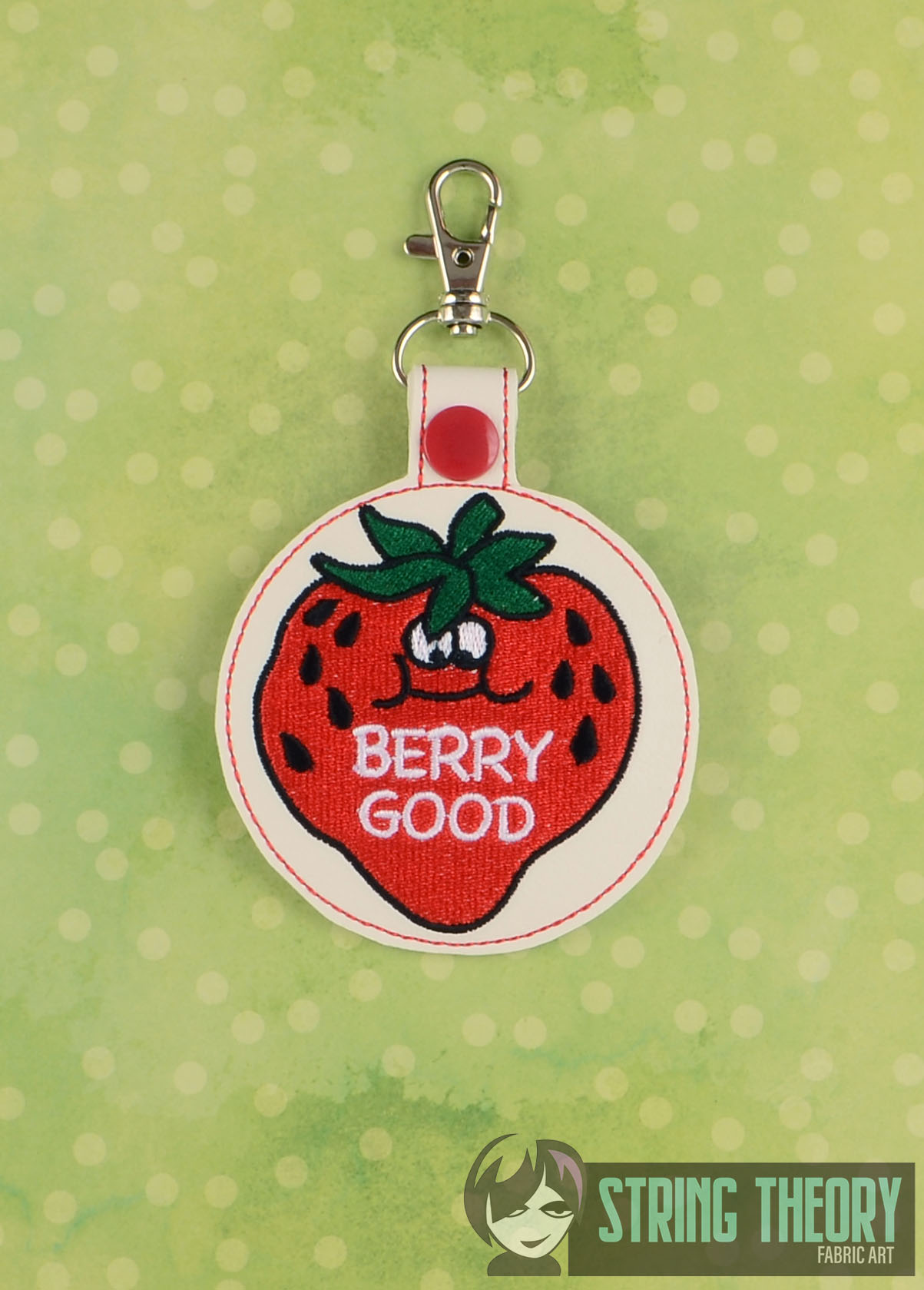 Scratch n Sniff Berry Good fob ITH Machine Embroidery Design