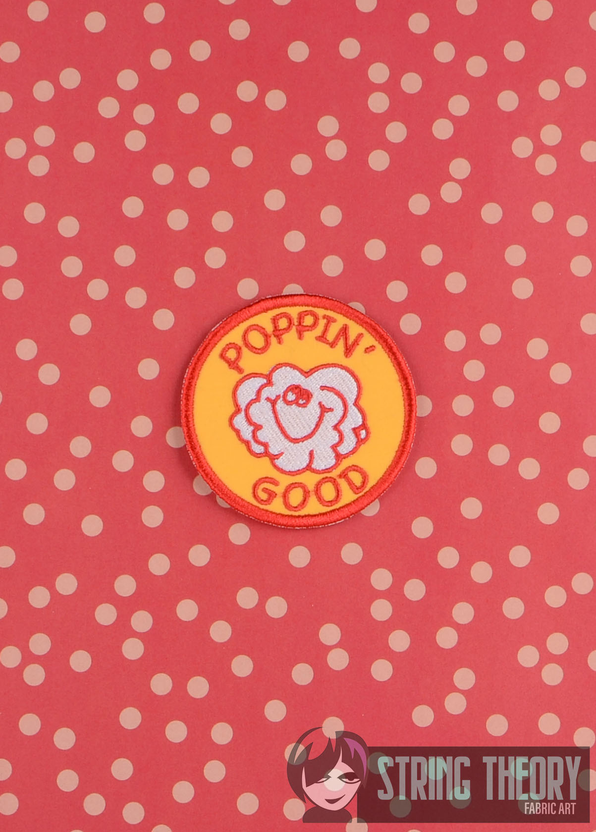 Scratch n Sniff Poppin Good patch ITH Machine Embroidery Design