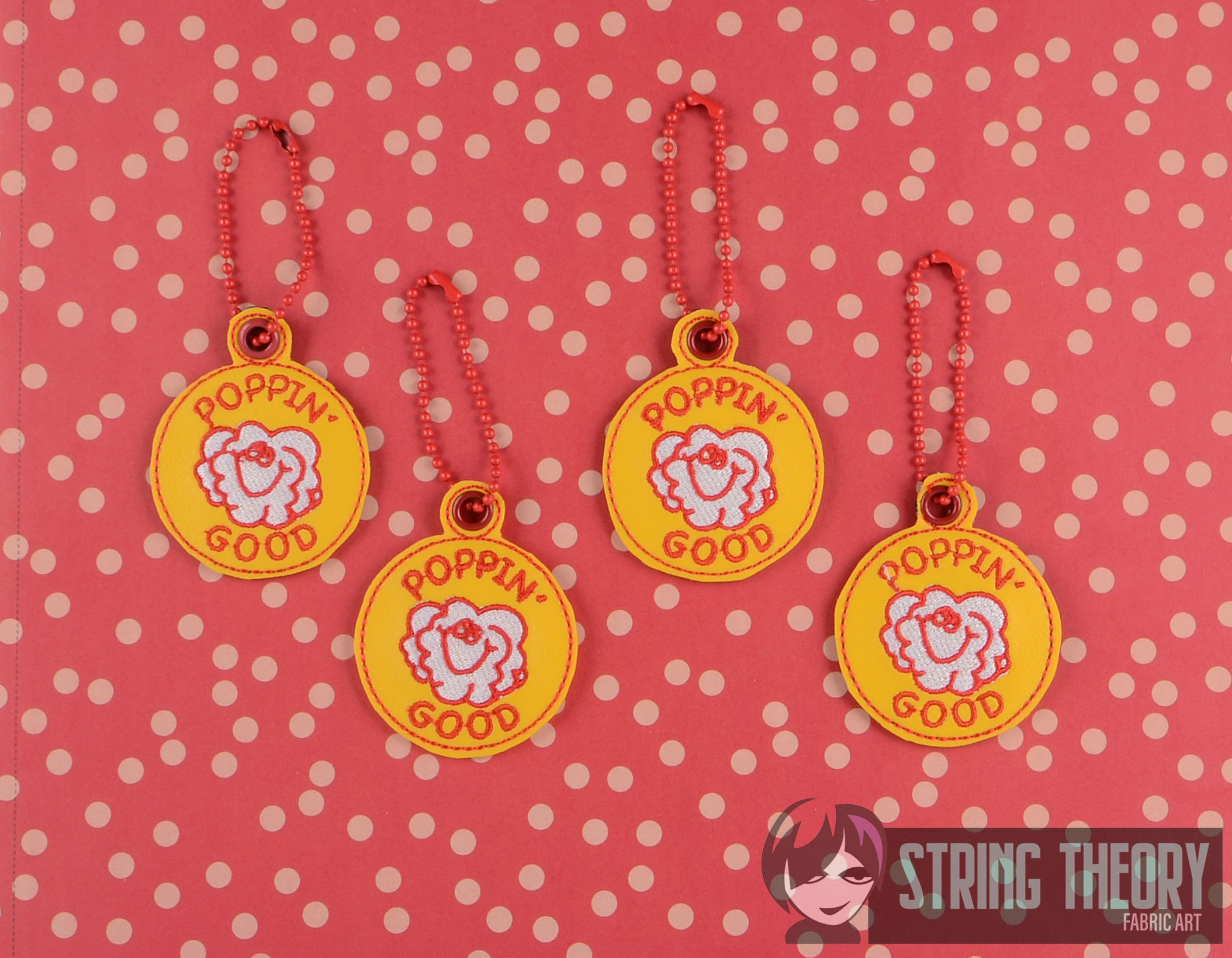 Scratch n Sniff Poppin Good dangle ITH Machine Embroidery Design