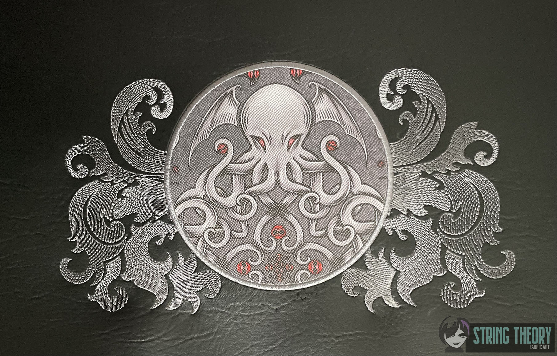 Scroll Frame Applique machine embroidery design