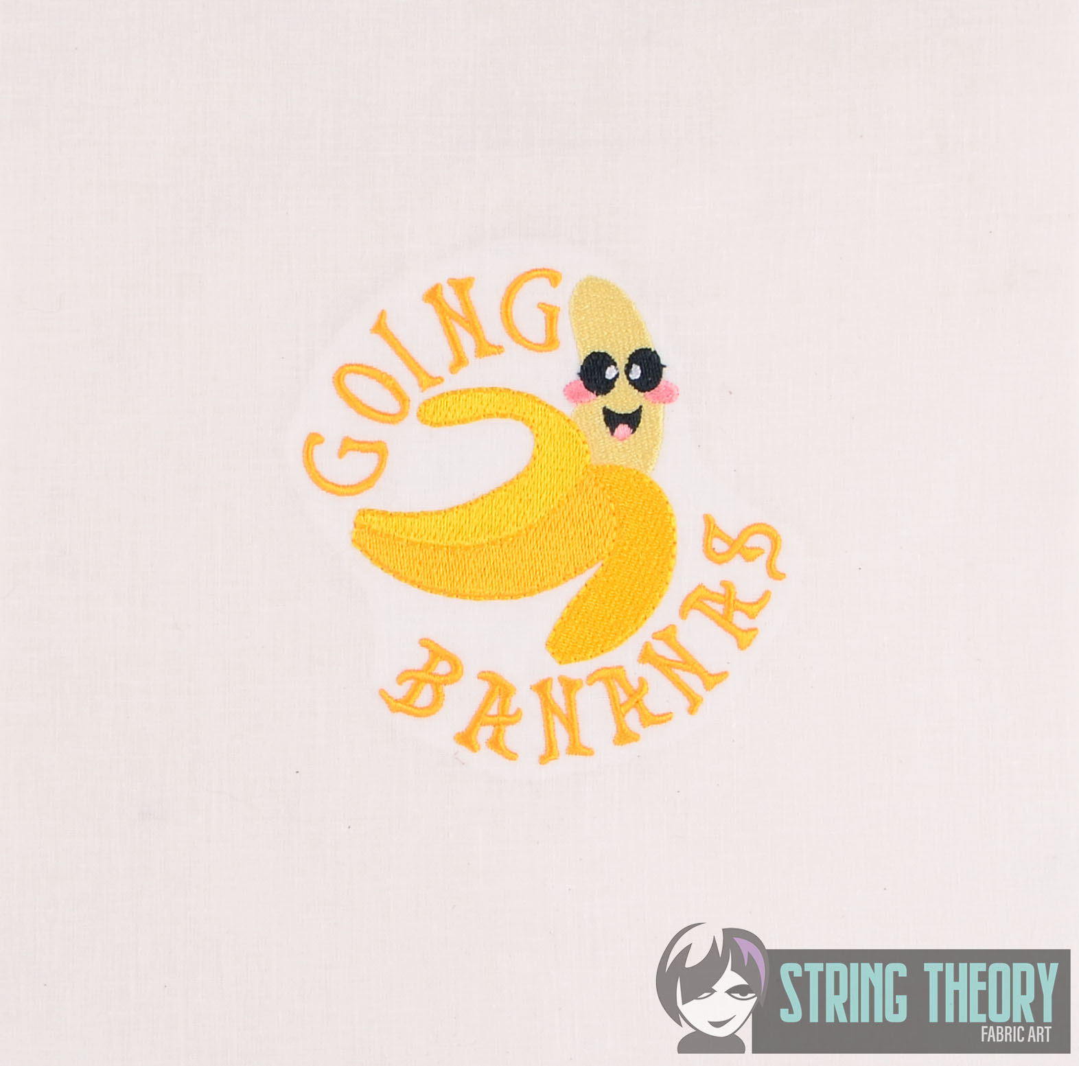 Going Bananas Machine embroidery design