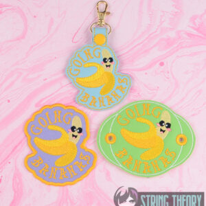 Going Bananas ITH Machine embroidery design