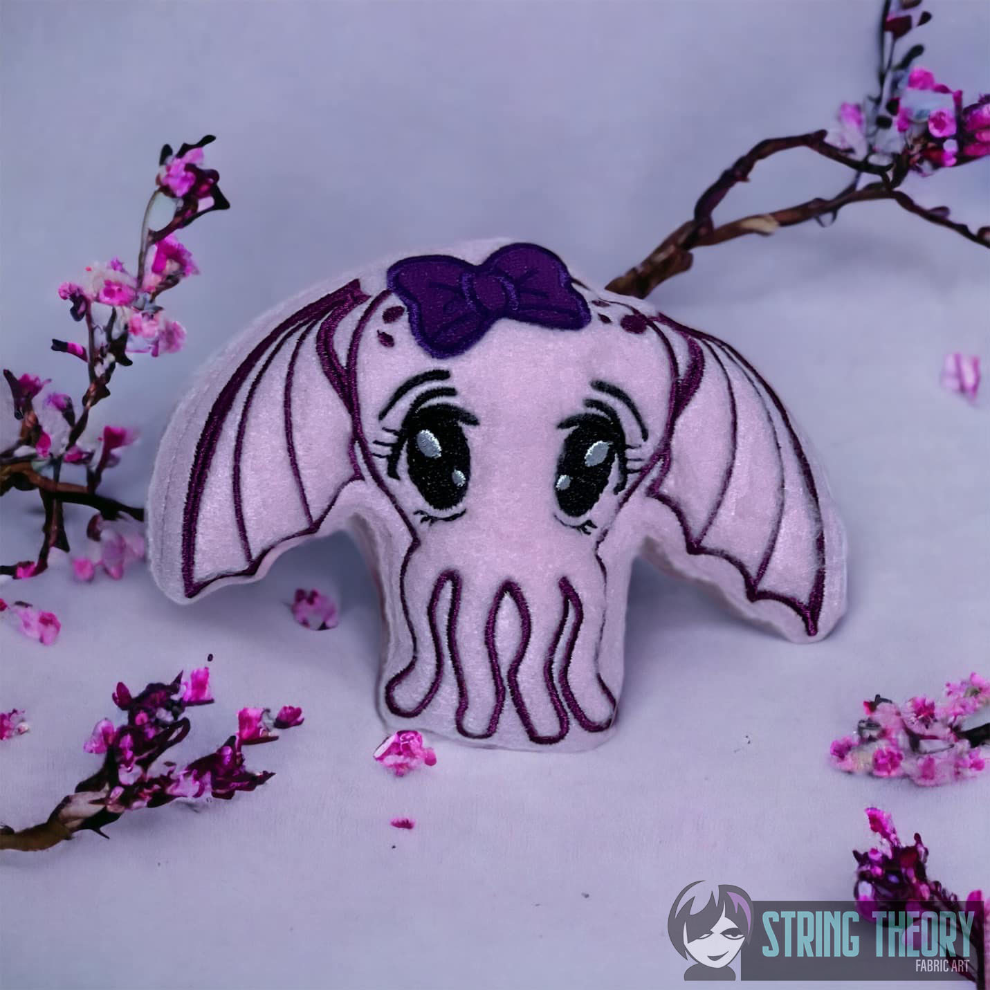 Chibi Girl Cthulhu Stuffie ITH Machine embroidery design