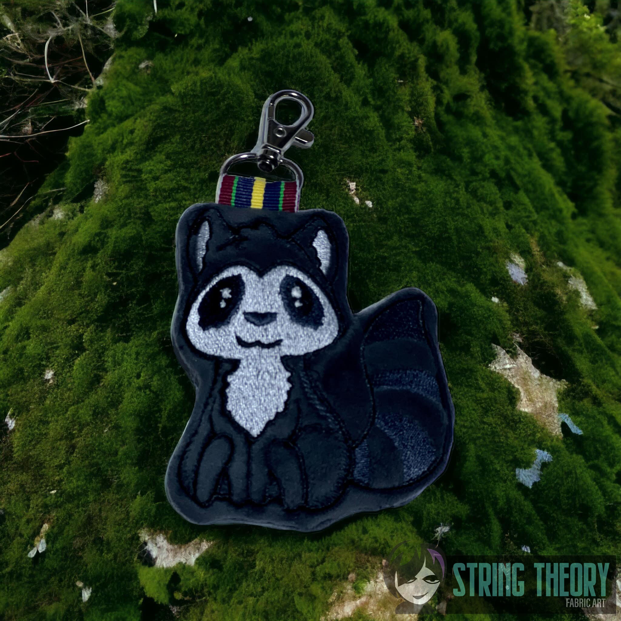Chibi Raccoon Stuffie ITH Machine embroidery design