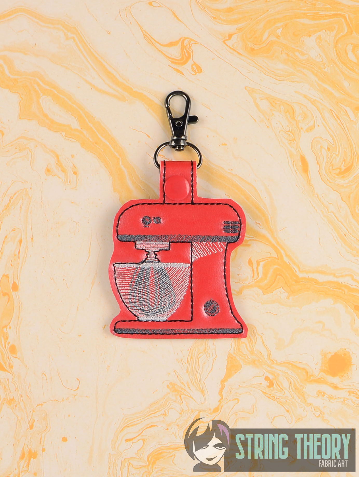 Stand Mixer fob ITH machine embroidery Design