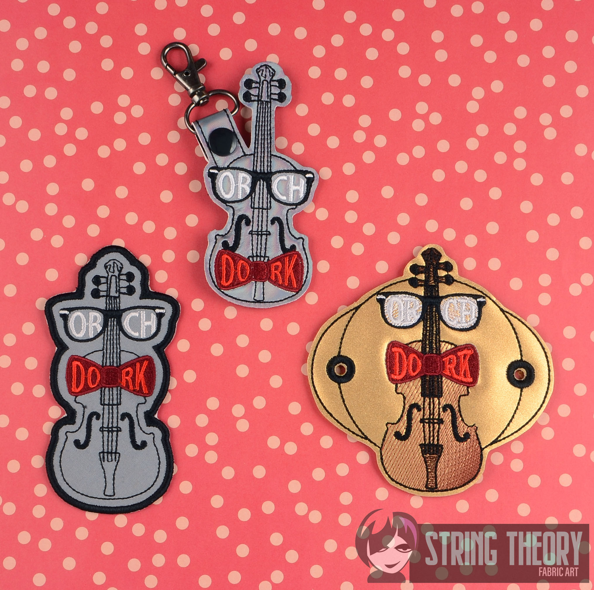 Orchestra Dork Orch Dork ITH Machine embroidery design