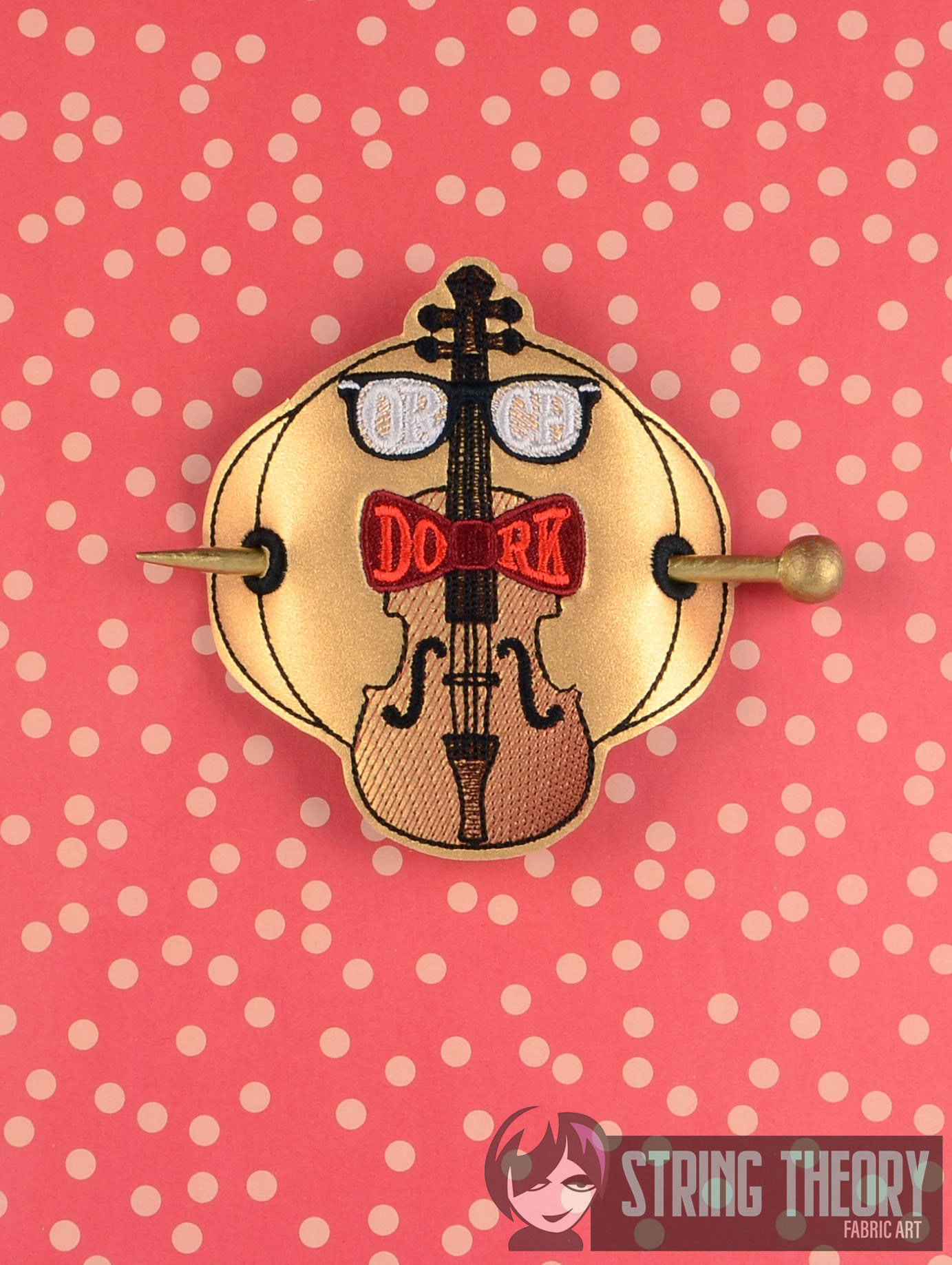 Orchestra Dork Orch Dork Bun Cover ITH Machine embroidery design